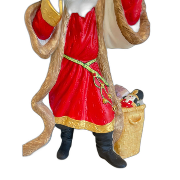 Vintage 1991 Lenox Porcelain International Santa Collection Kris Kringle EUC 9" - Picture 9 of 13